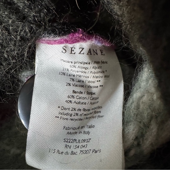 Sezane Georges Jumper Sweater, Small - Picture 8 of 11